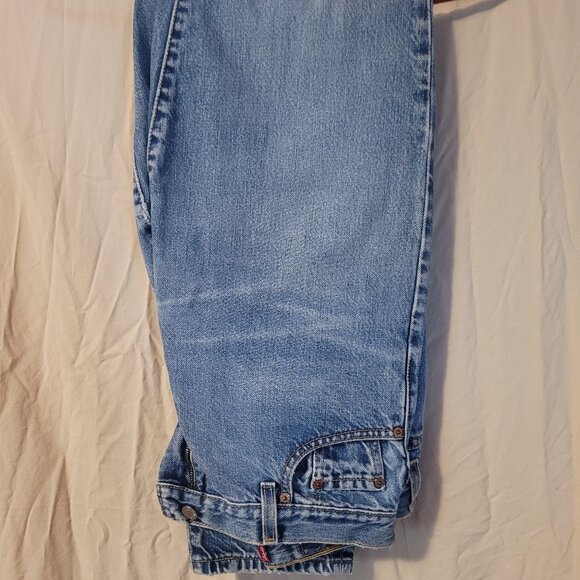 Levi's Classic Relaxed Tapered Blue Red Tab Jeans 8 miss L - Picture 1 of 7